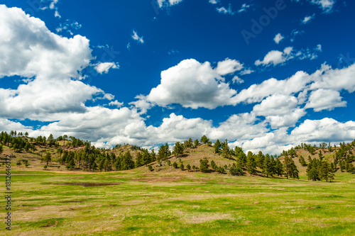 Breathtaking scenery of the Wind Cave National Park, South Dakota