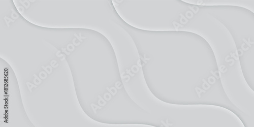 Minimalist gray backdrop with flowing curved lines and gentle embossed depth effects.