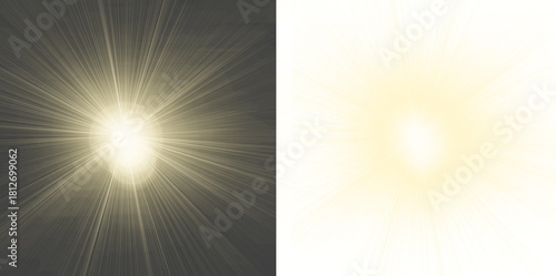 Radiant light beams illuminate darkness, casting a hopeful glow and bright future, perfect for spiritual guidance or powerful energy concepts