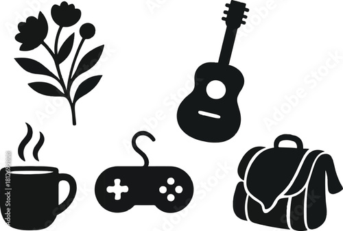 Universal Lifestyle & Home Icon Set — 100 Minimal Vector Icons (Line, Filled, Color)