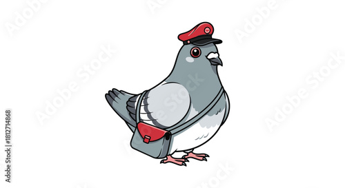 Cute Stack of Pancakes with Butter and Syrup Breakfast Delight Illustration