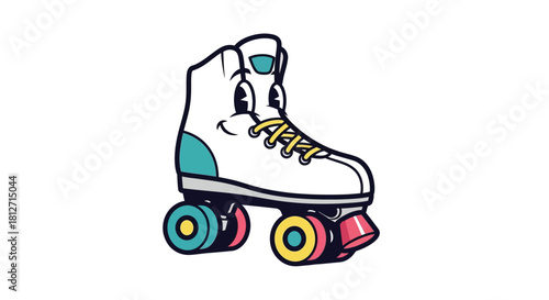 Cute Stack of Pancakes with Butter and Syrup Breakfast Delight Illustration