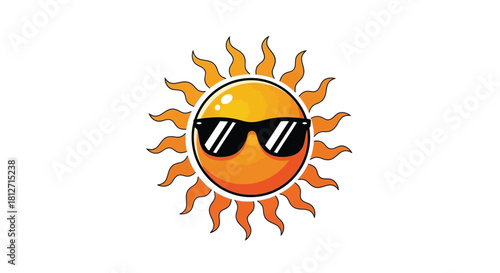 Cute Stack of Pancakes with Butter and Syrup Breakfast Delight Illustration