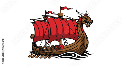 Cute Stack of Pancakes with Butter and Syrup Breakfast Delight Illustration