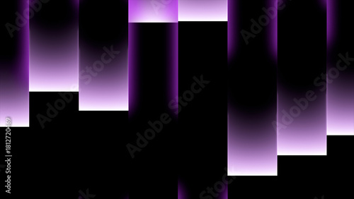 Abstract vertical panels in shades of pink and purple background. Dynamic abstract glowing light streaks
