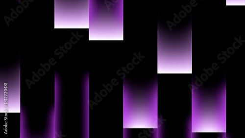 Abstract vertical panels in shades of pink and purple background. Dynamic abstract glowing light streaks