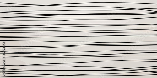 Black horizontal lines with slight curves on a white background creating a simple abstract pattern