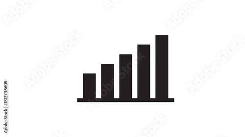 Signal strength icon simple flat vector design perfect for mobile app ui and infographic elements isolated on white background Free Download Signal strength icon simple flat vector design perfect for mobile app ui and infographic elements isolated on white background - GFXLoad