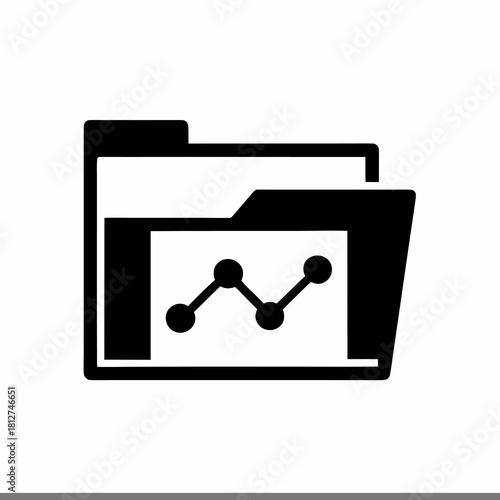 White Mountain Range Silhouette Against a White Background.