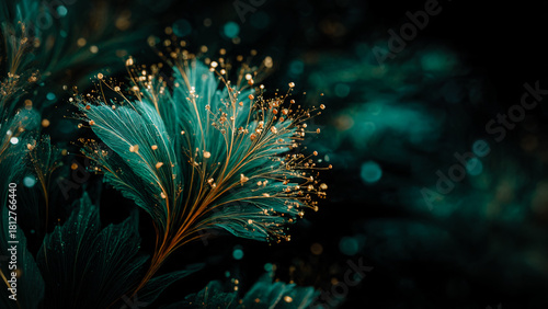 Wallpaper Mural Papier peint avec feuillage tropical Torontodigital.ca