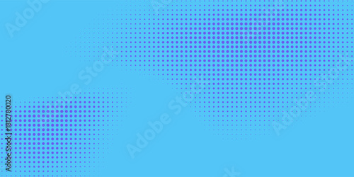 Abstract purple blue gradient pop art retro background