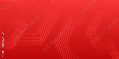 Abstract solid red hexagon background. Modern and creatuve texture design. Luxury theme. Hexagonal vector design to use for banner, invitation, backdrop, adv.