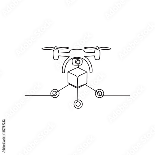 Minimal Black and White AI Brain Circuit Icon Vector for Technology and Machine Learning Design