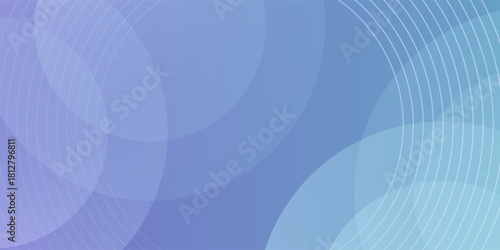 Circle minimalist abstract background ,purle and green gradations effect. Modern design. Circle geometric concept.