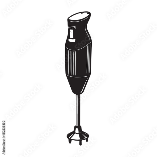 silhouette icons of various kitchen blenders, including personal and countertop models with jars and controls, representing concepts of food preparation, healthy eating, kitchen appliances, and home c