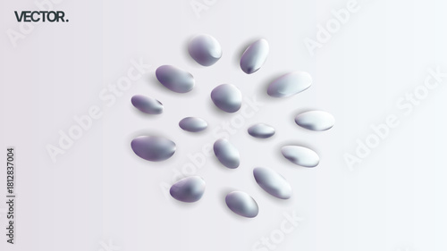 An EyeCatching Abstract Design Featuring Smooth Stones on a Beautiful Gradient Background