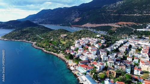 Wallpaper Mural Antalya's Kaş district city center, marina Torontodigital.ca