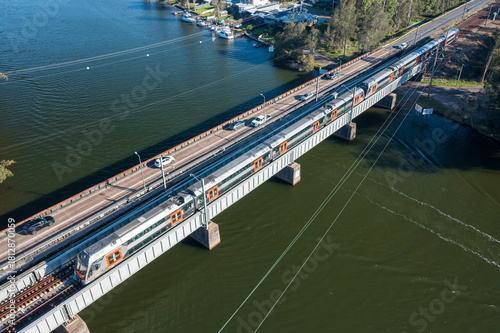 Aerial view of a New South Wales D set 