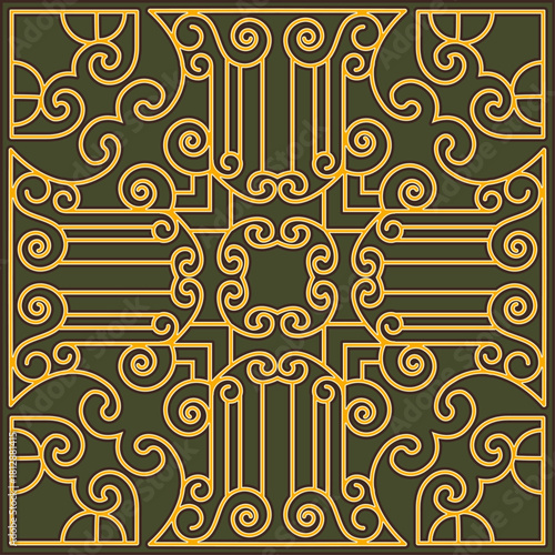 HARVEST TILE PATTERN 15 flat
