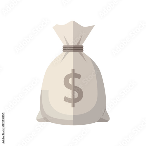 Secure your financial future with this bag of money, signifying investment success and wealth creation. Ideal for business or finance concepts.