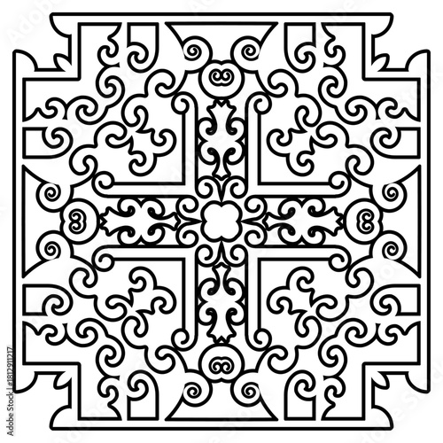 set of celtic patterns