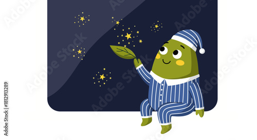 A Curious Character Gazing At The Celestial Display From The Bedroom Window