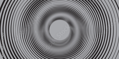 Spiral with gray colors lines as dynamic abstract vector background or logo or icon. spiral circle abstract