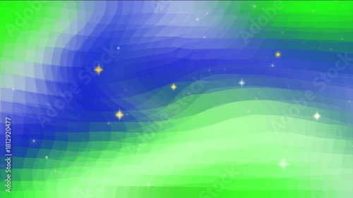 Experience a mesmerizing dance of light and color with this vibrant blue and green abstract, perfect for adding a touch of magic to your creative projects.