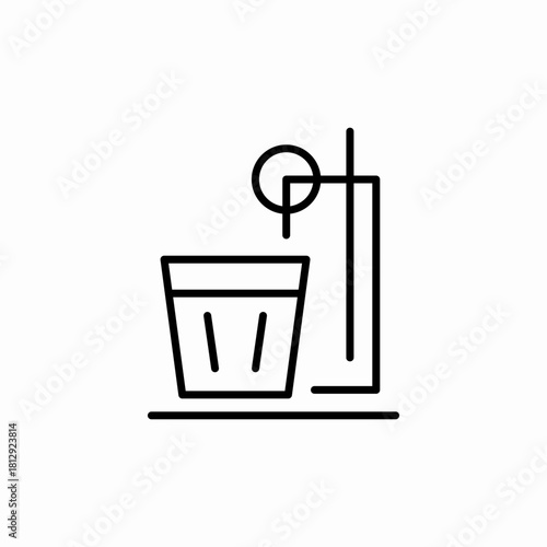 cold drinks icon sign vector