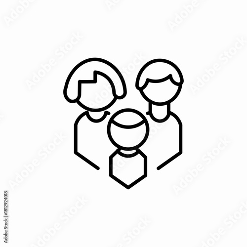 family parents icon sign vector