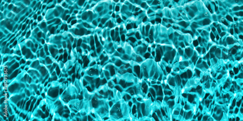 Surface of clean water with...