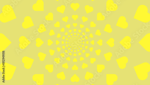 Abstract Repeating Heart Pattern Background for Love and Romance