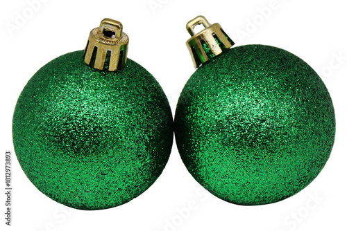 esferas verdes navideños