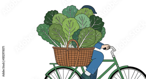 Delivery Of Fresh Produce Via Bicycle: A Green Transport and Healthy Eating Concept