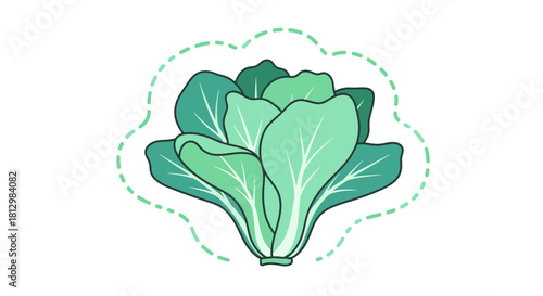 Fresh Celery Illustration Against Black Background Suitable for Vegetable and Healthy Eating