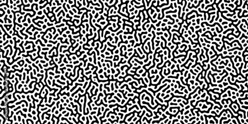 Overlay template abstract Turing organic wallpaper .Abstract truing organic wallpaper Turing reaction diffusion monochrome seamless pattern .turing pattern design background vector good for wallpaper.