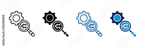 Root Cause Analysis Icon Set Multiple Style Collection