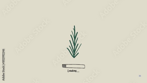 Leaf Loading Screen Animation