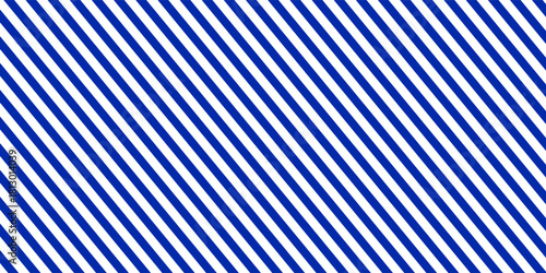 blue stripes on white background. Striped diagonal pattern Vector illustration of Seamless background Christmas or winter theme Background with slanted lines