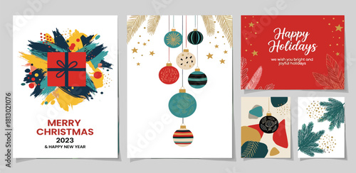 Creative vector illustration of a young couple inside a sparkling lightbulb, a modern concept for Christmas and New Year greetings