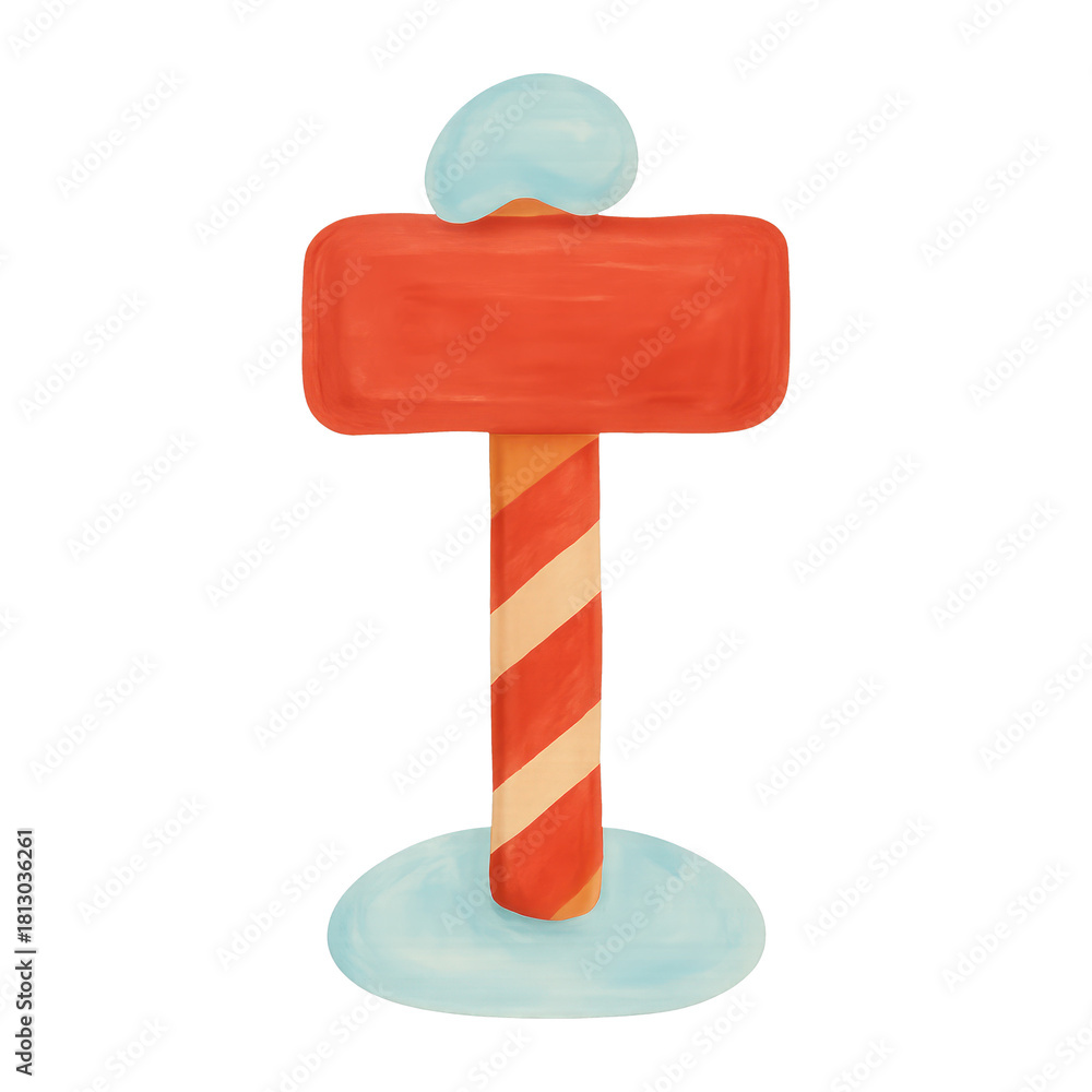 Fototapeta premium PNG Colorful candy sign illustration.