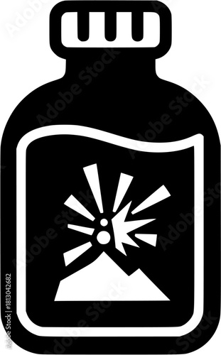 Explosive Chemical Bottle_Black