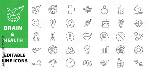 Brain Focus Icon – Cognitive Clarity, Productivity & Mind Training Symbol