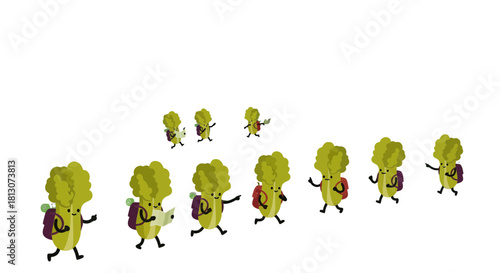 Vegetable Adventurers Embark on a Journey of Discovery Across the Dark Canvas