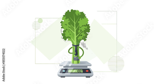 Vegetable Business: A Conceptual Depiction of Wellness and Healthy Living