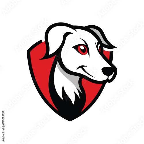 vector illustration of a dog