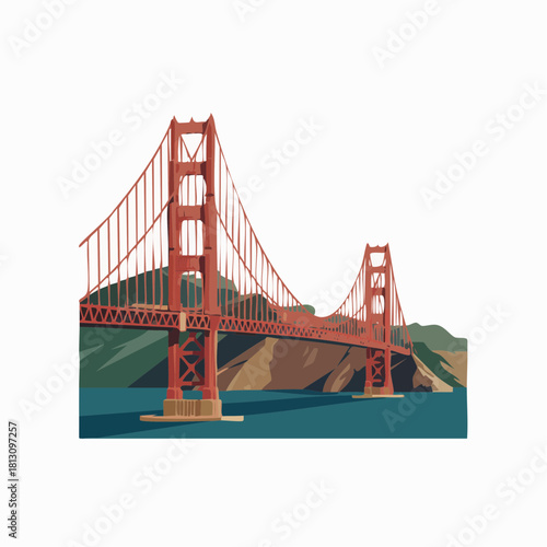 Golden Gate Bridge in San Francisco.