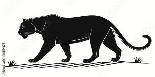 vector of panther