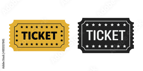 Retro Ticket Stubs - Event Entry & Admission Pass