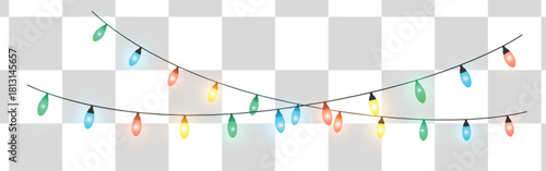 Warm bulbs dangle on celebration wire.Wedding lights flicker above dinner table. Wedding lights flicker above dinner table.